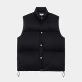 Recycle Nylon Mini Ripstop Down Vest BLACK