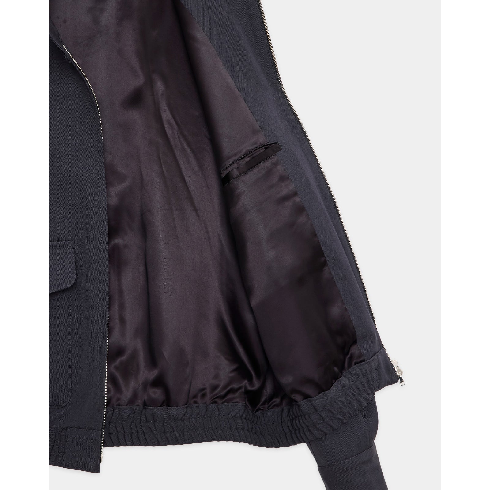 2/60 Washer Wool Gabardine Dog Ear Jacket