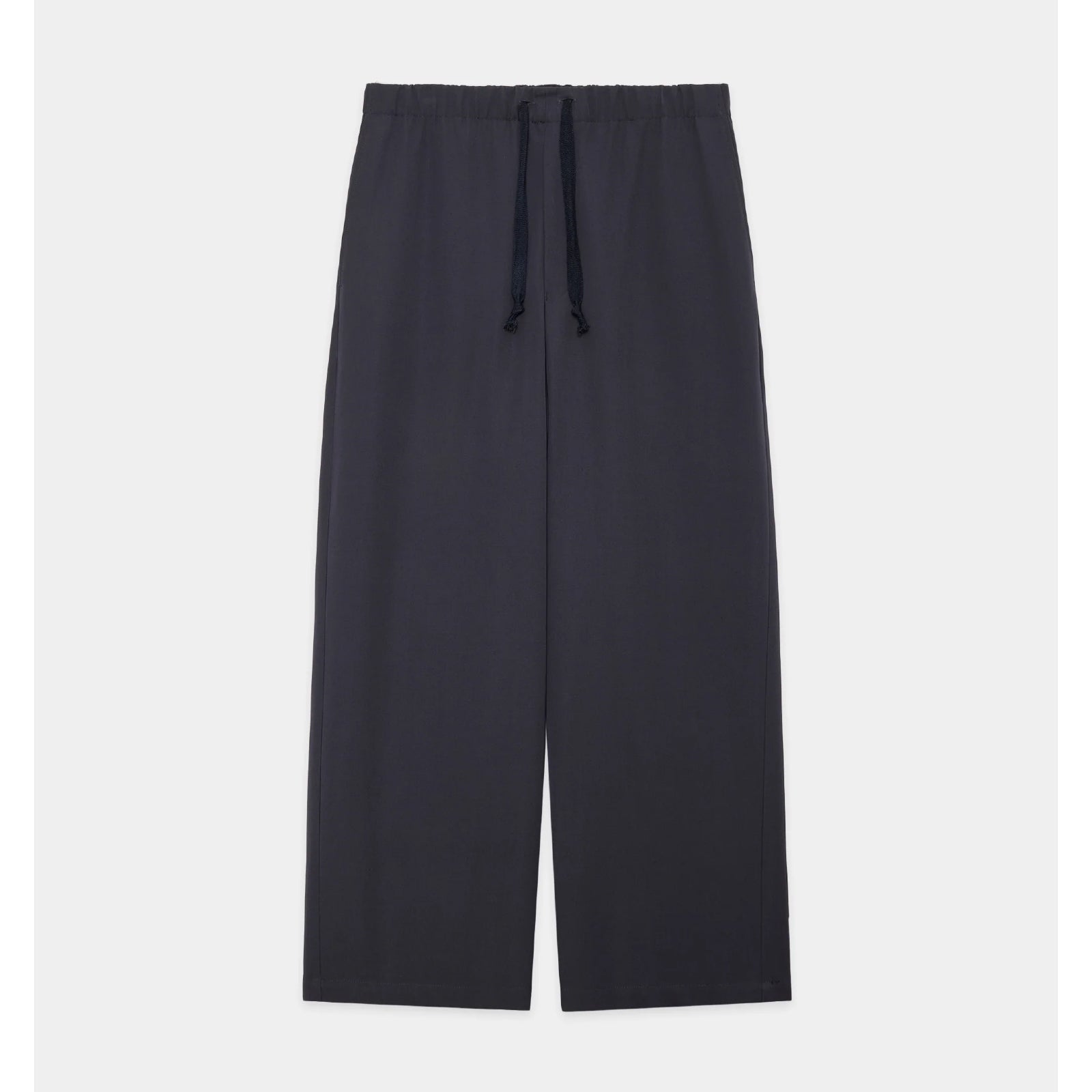 2/60 Washer Wool Gabardine Wide Cylinder Fit Easy Pants