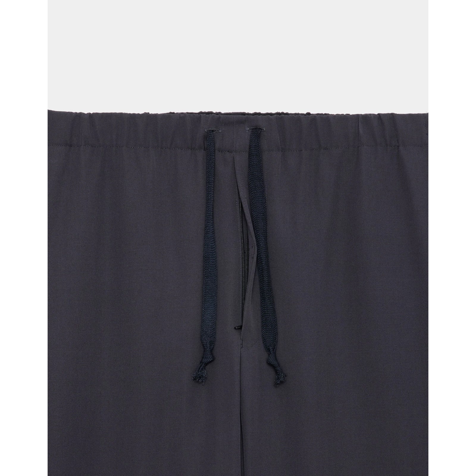 2/60 Washer Wool Gabardine Wide Cylinder Fit Easy Pants