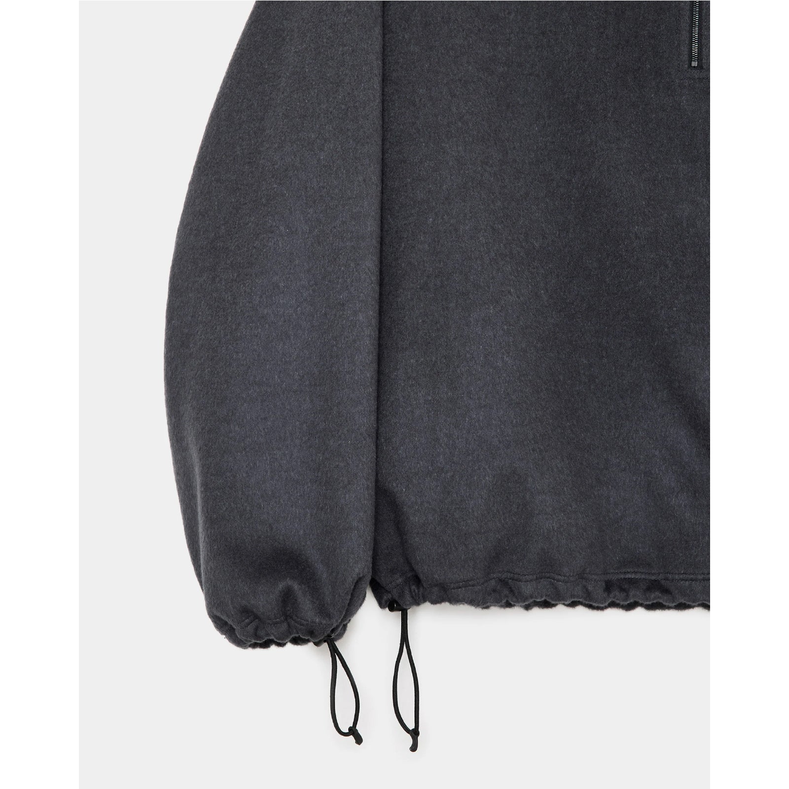Wool Silk Beaver Half Zip Shirt