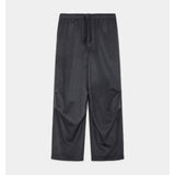 Wool Silk Beaver Knee Tuck Pants M GRAY