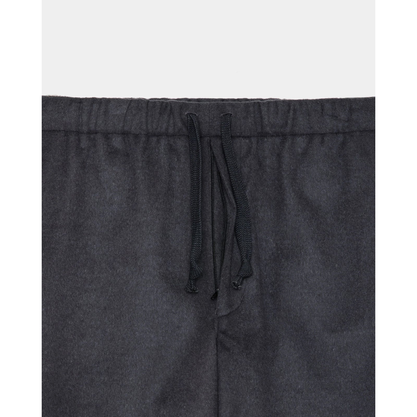 Wool Silk Beaver Knee Tuck Pants