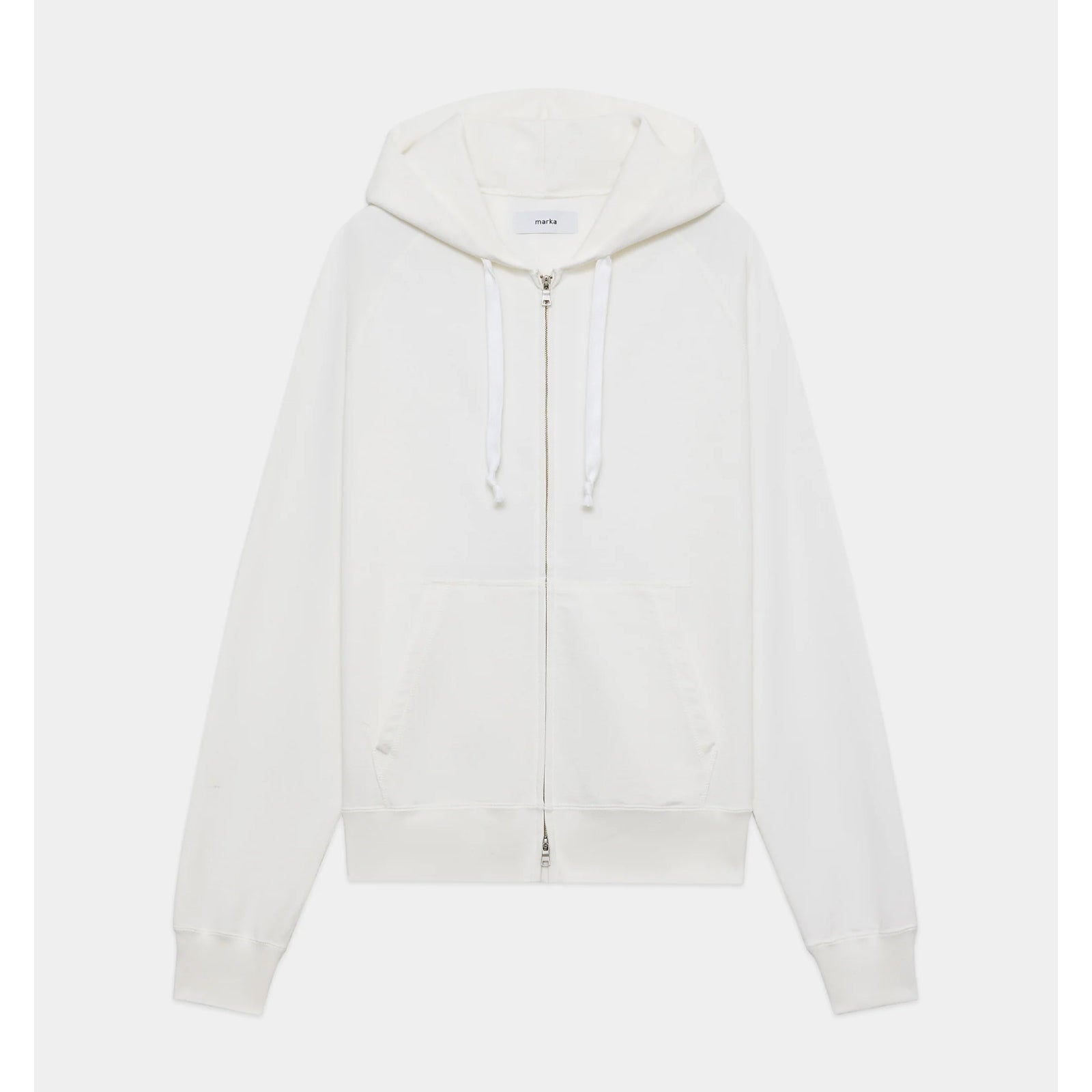 Organic Cotton Open-End Yarn Inlay Zip Parka - ref. / Web Store