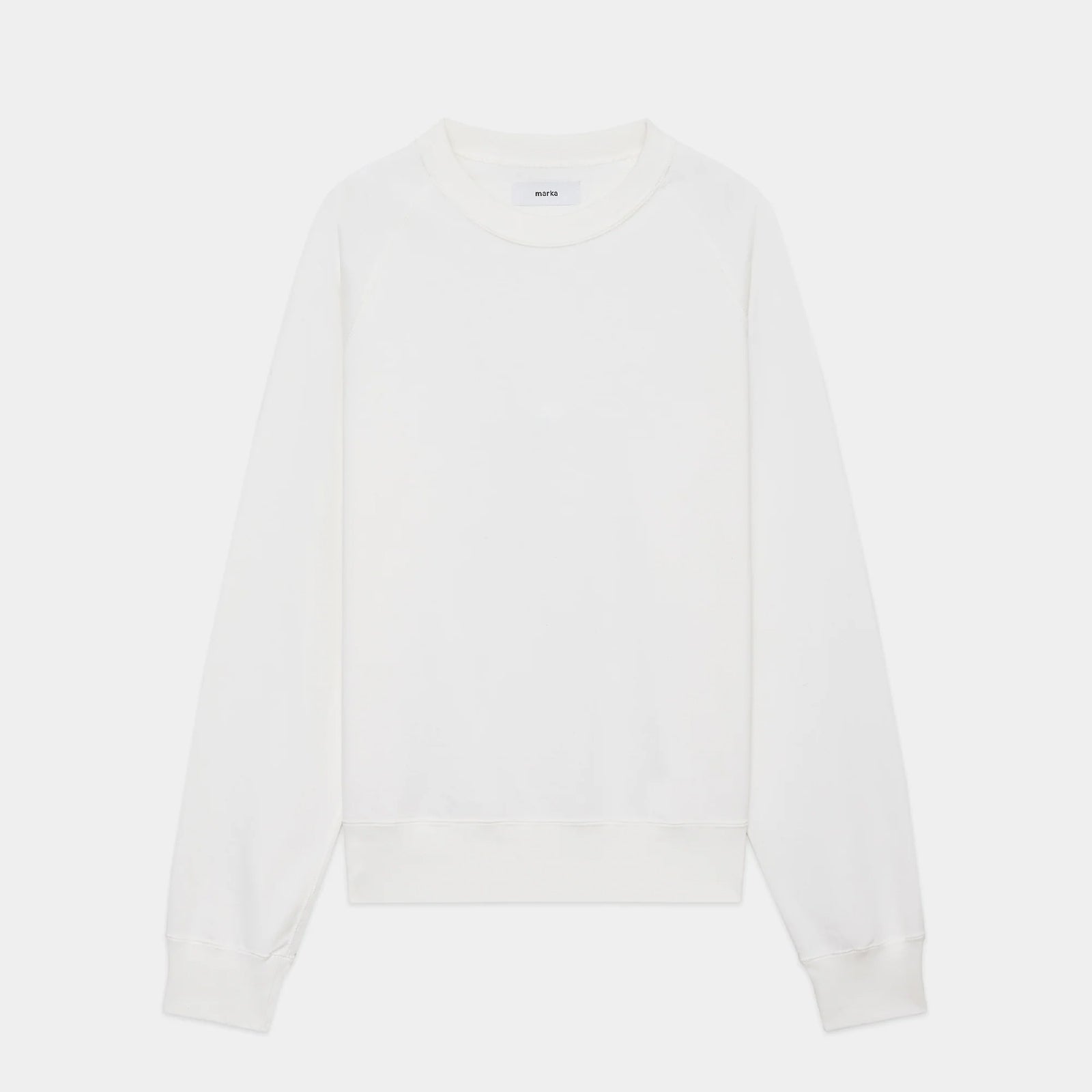 Organic Cotton Open-End Yarn Inlay Raglan Crew Neck - ref. / Web Store