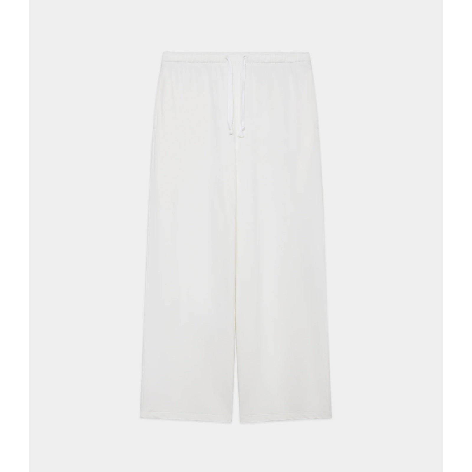 Organic Cotton Open-End Yarn Inlay Wide Cylinder Fit Easy Pants - ref. / Web Store