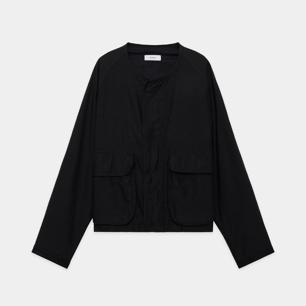 Linen X Organic Cotton X Silk Light Moleskin / Hunting Jacket
