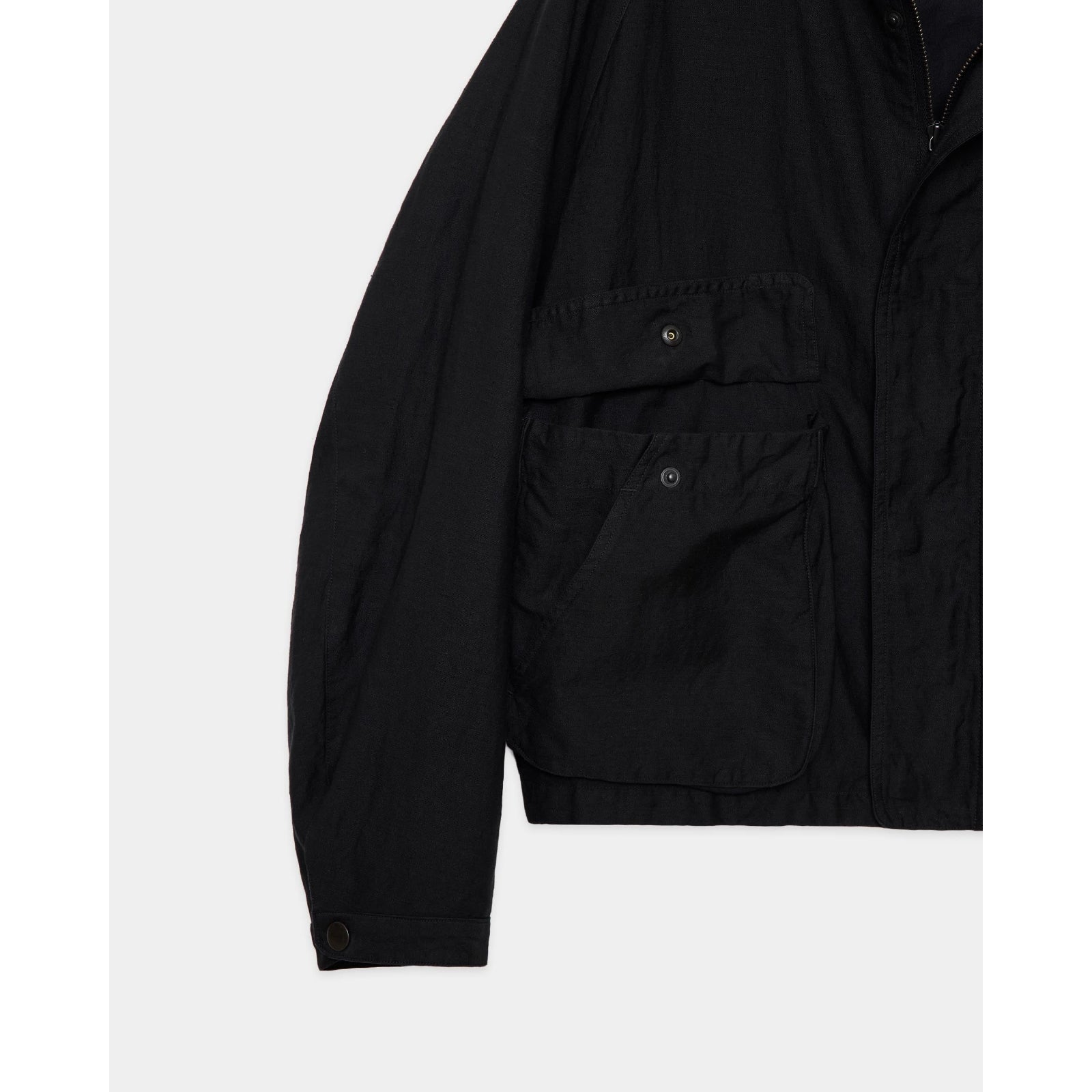Linen X Organic Cotton X Silk Light Moleskin / Hunting Jacket