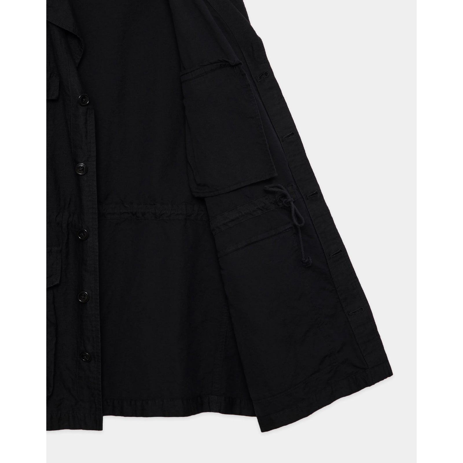 Linen X Organic Cotton X Silk Light Moleskin / Military Jacket