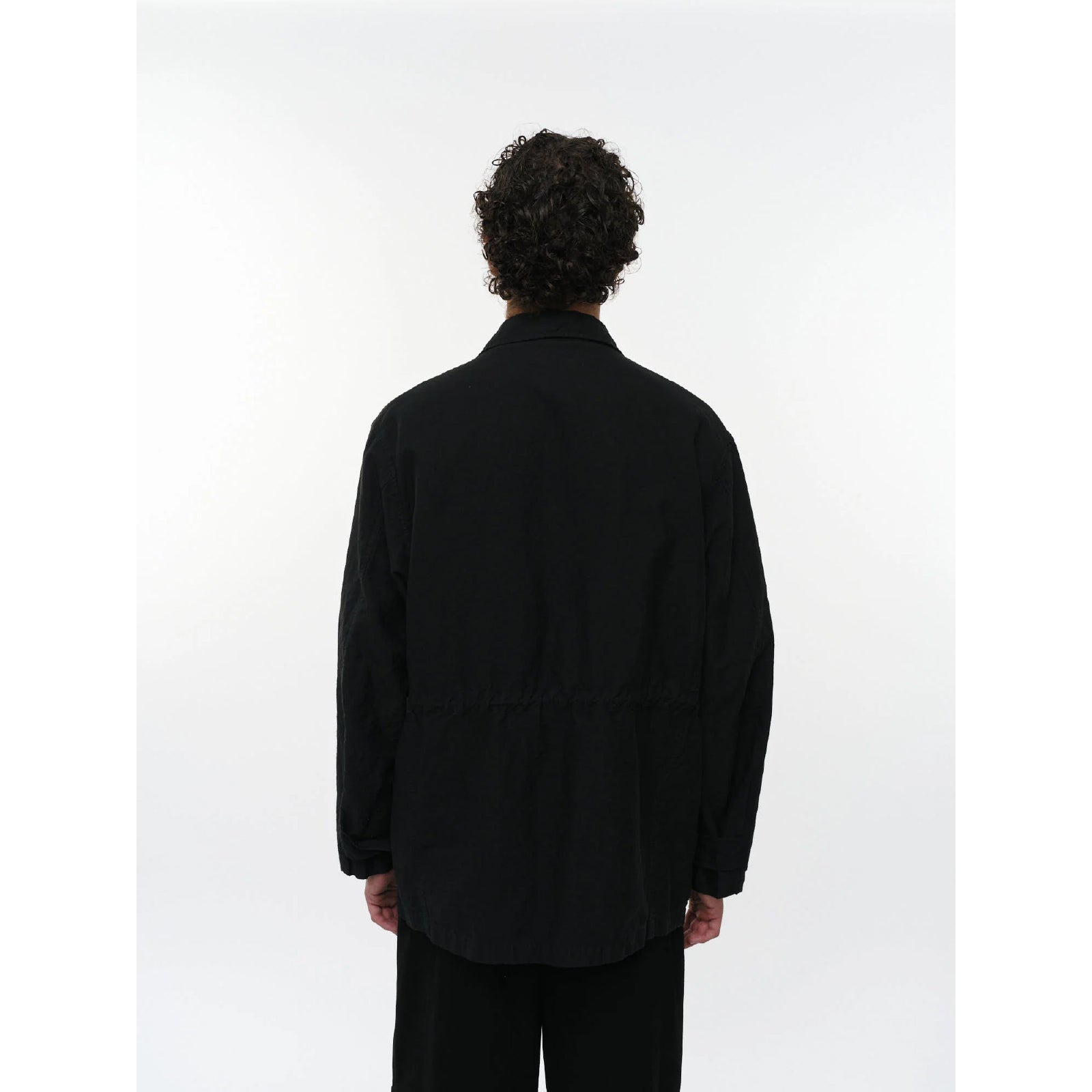 Linen X Organic Cotton X Silk Light Moleskin / Military Jacket