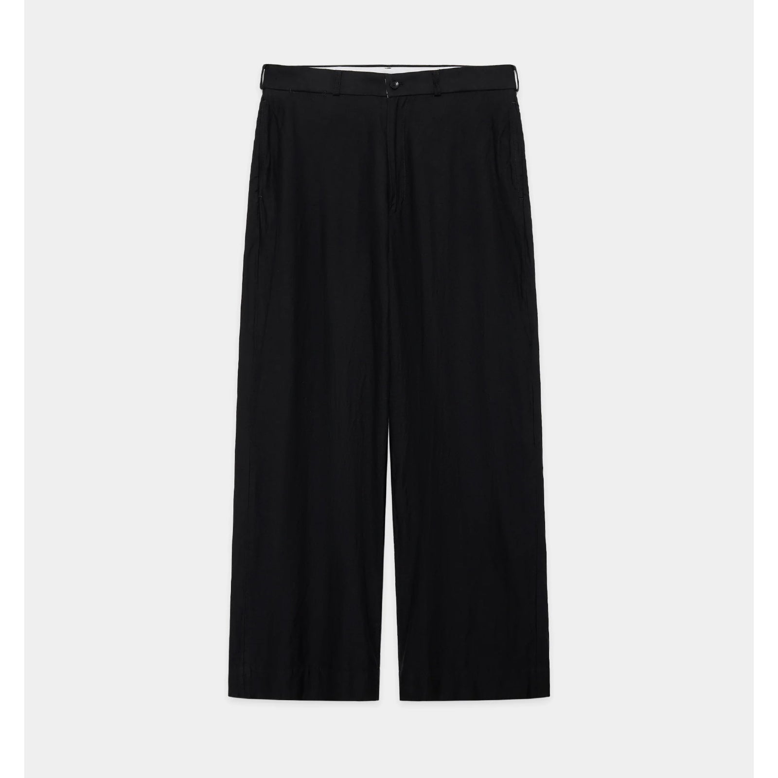 Linen x Organic Cotton x Silk Light Moleskin / Military Slacks