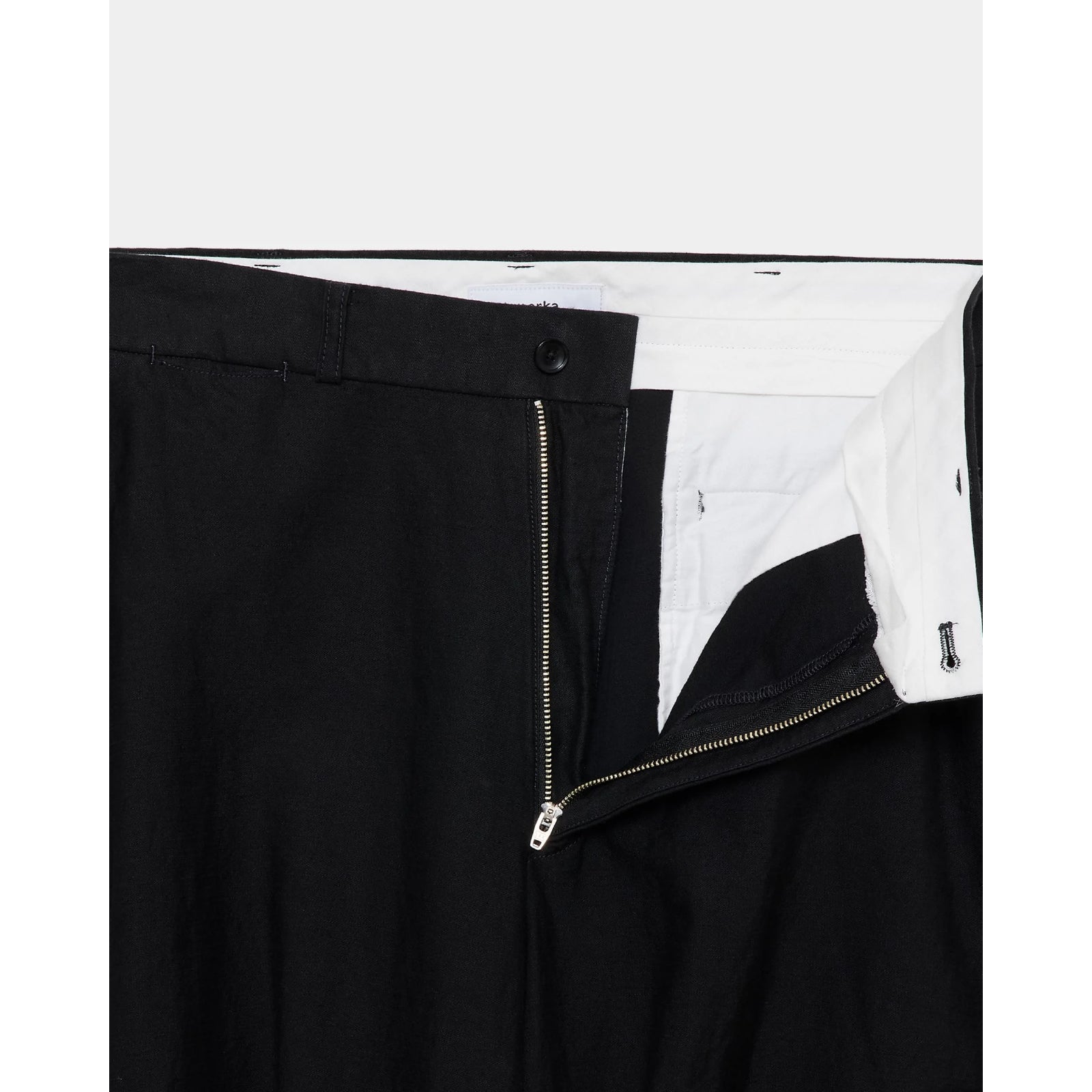 Linen x Organic Cotton x Silk Light Moleskin / Military Slacks