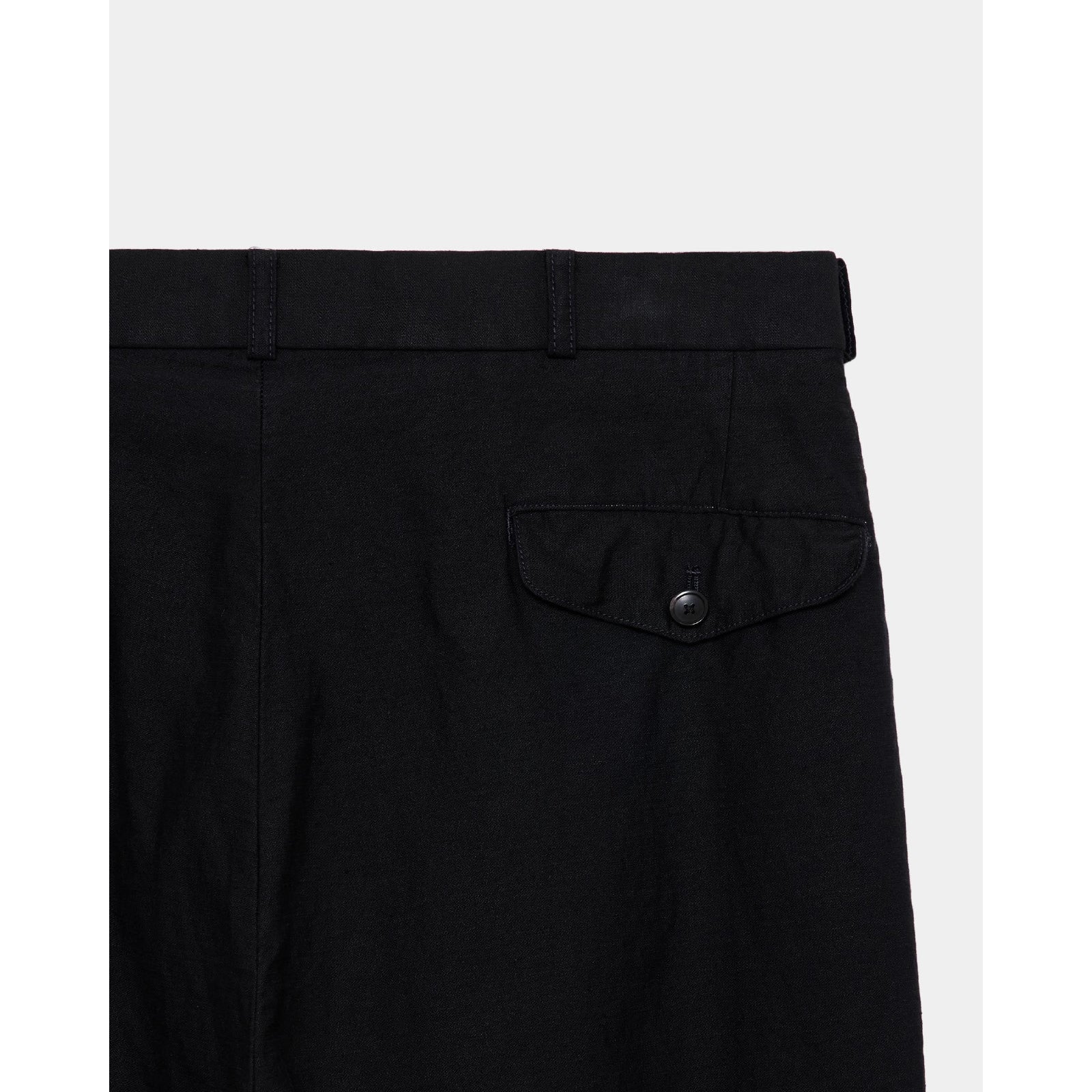 Linen x Organic Cotton x Silk Light Moleskin / Military Slacks