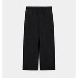 Wide Leg Easy Silk Pants BLACK BROWN