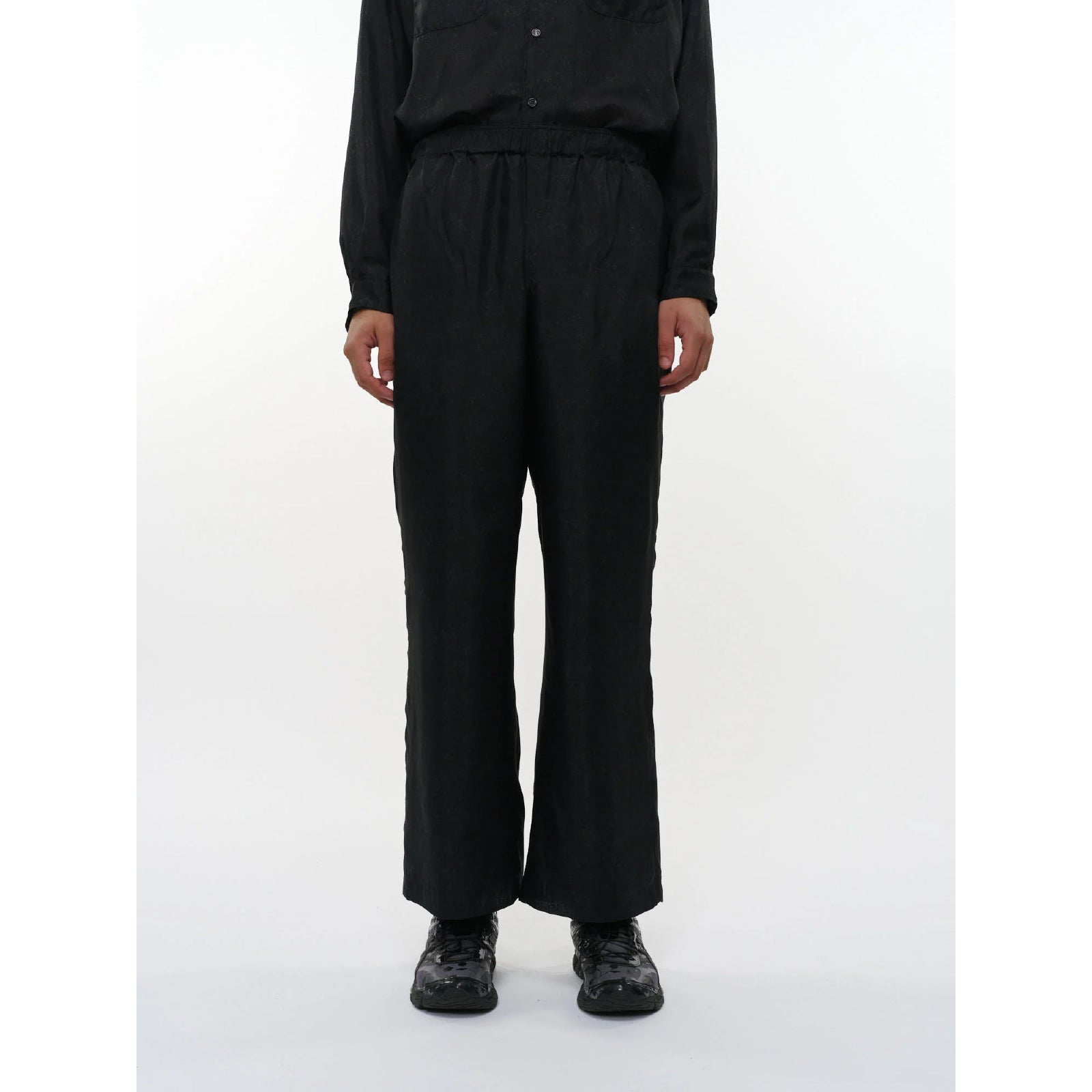 Wide Leg Easy Silk Pants