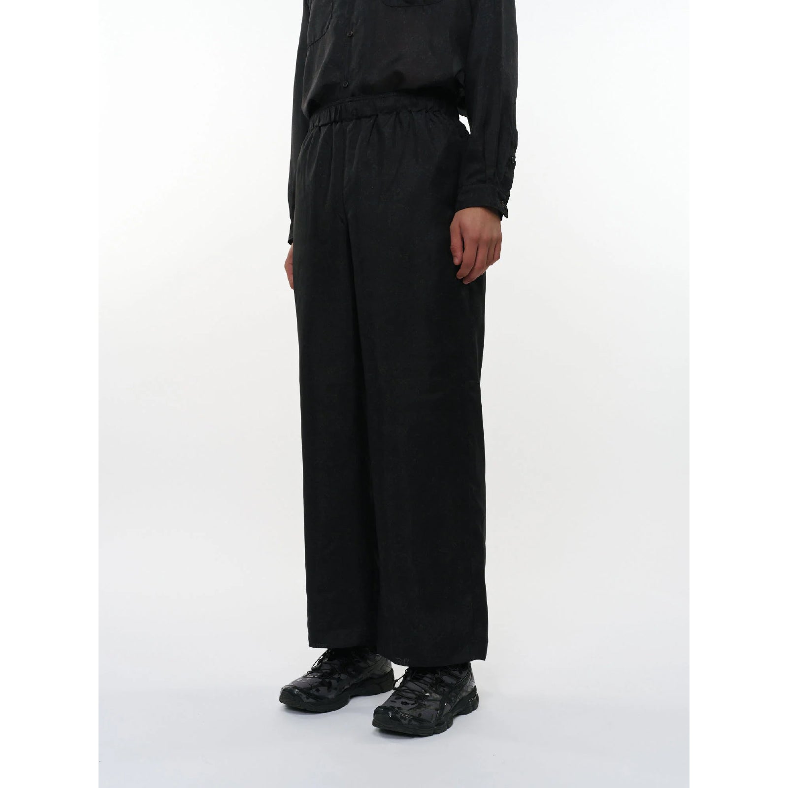 Wide Leg Easy Silk Pants