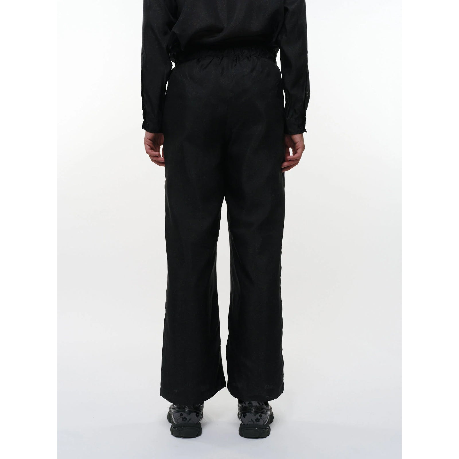 Wide Leg Easy Silk Pants