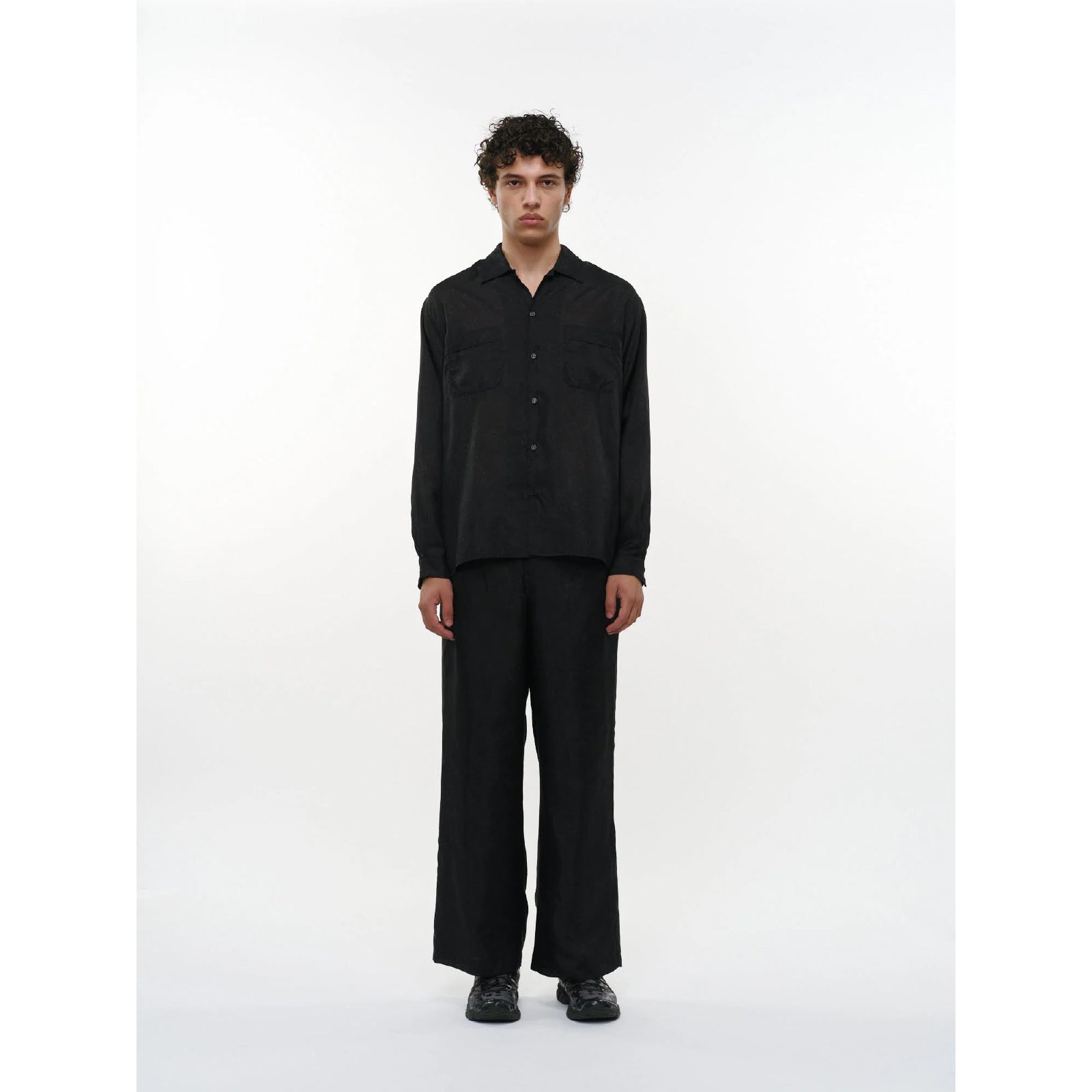 Wide Leg Easy Silk Pants