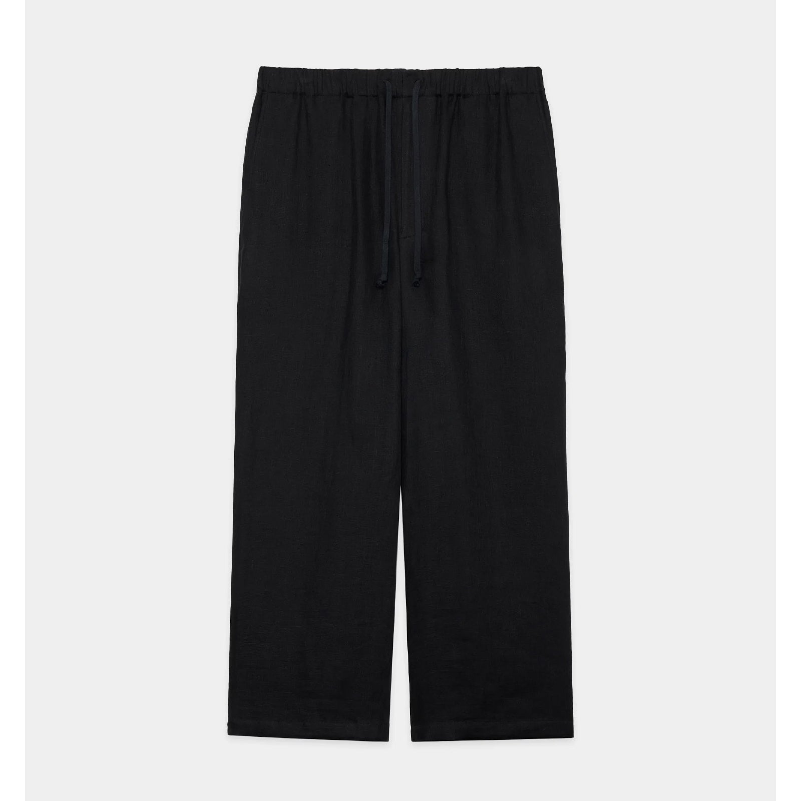 Linen Gauze Double Cloth / Wide Cylinder Fit Easy Pants