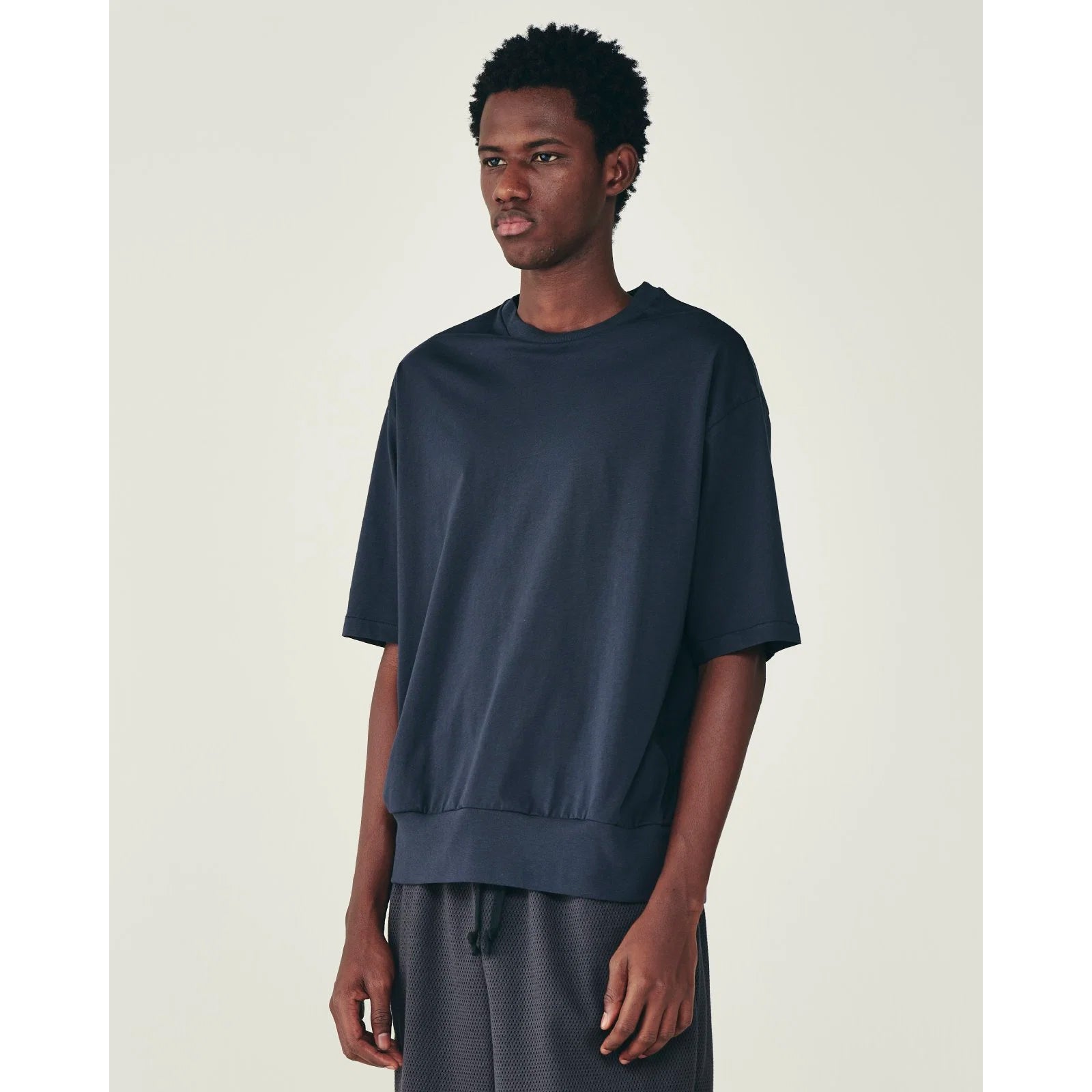 Organic Cotton High Twist Knit / Blousing Tee