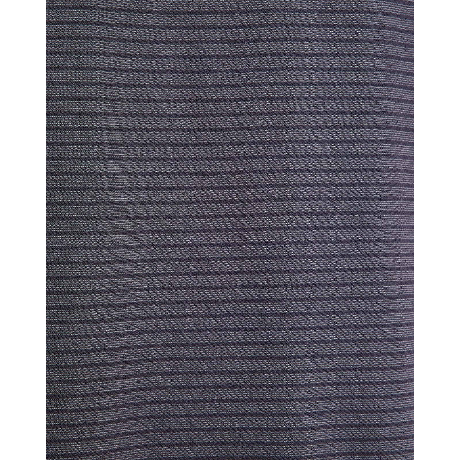Organic Cotton High Twist Knit Border / Crew Neck Tee