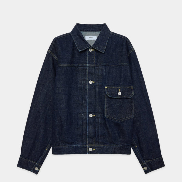 Organic Cotton 13.5oz Selvedge Denim / Type-1 Denim Jacket