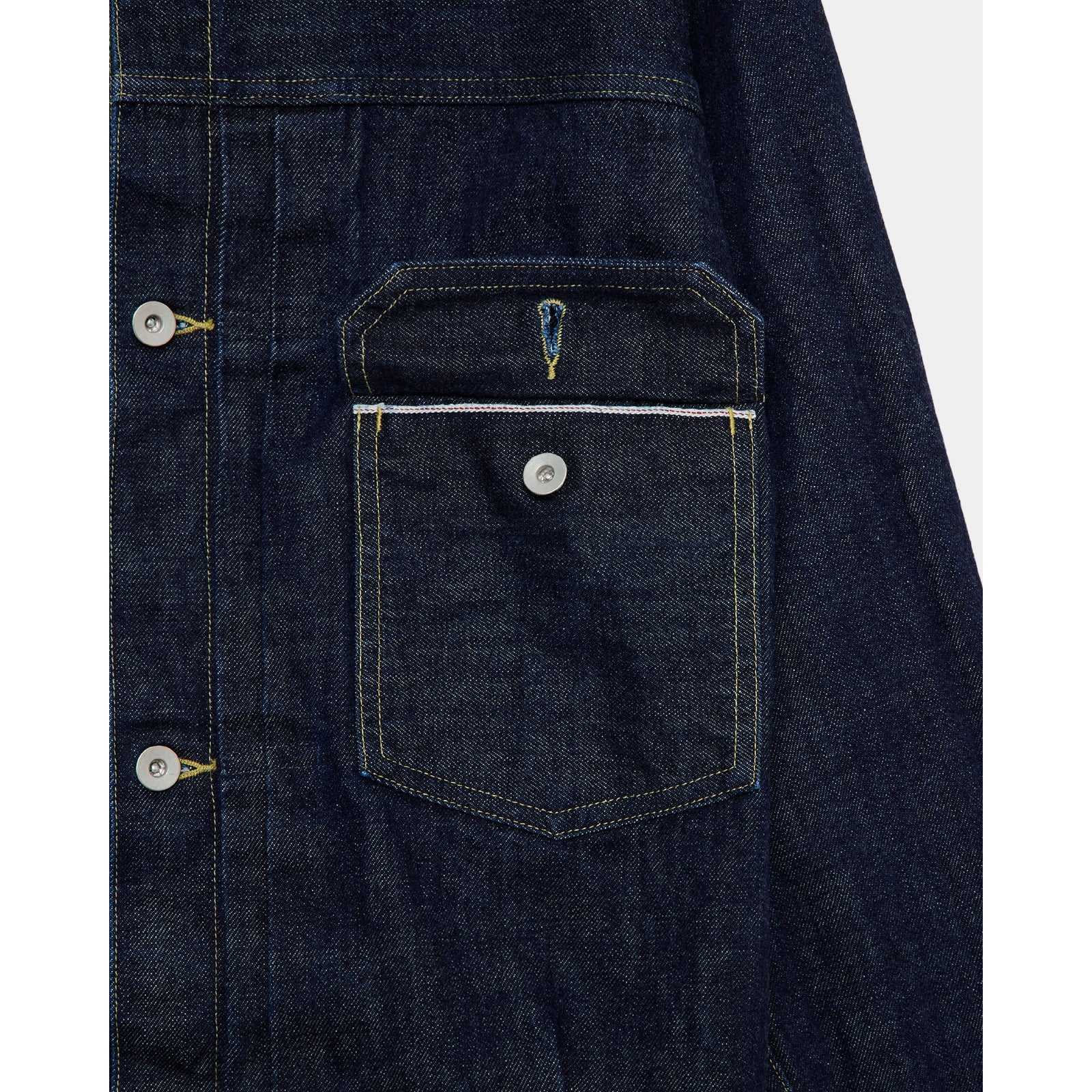Organic Cotton 13.5oz Selvedge Denim / Type-1 Denim Jacket