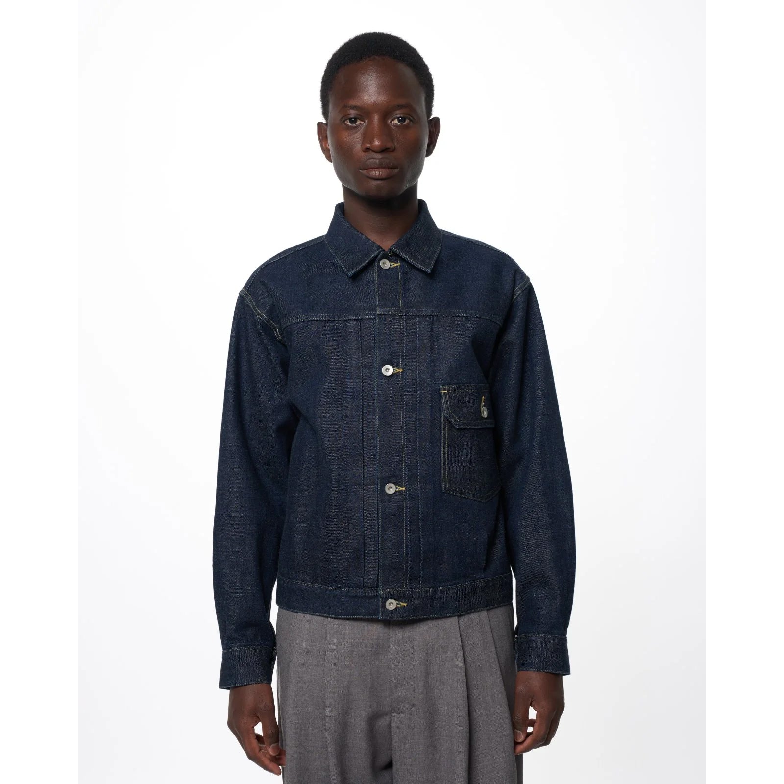 Organic Cotton 13.5oz Selvedge Denim / Type-1 Denim Jacket