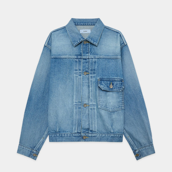 Organic Cotton 13.5oz Selvedge Denim / Type-1 Denim Jacket