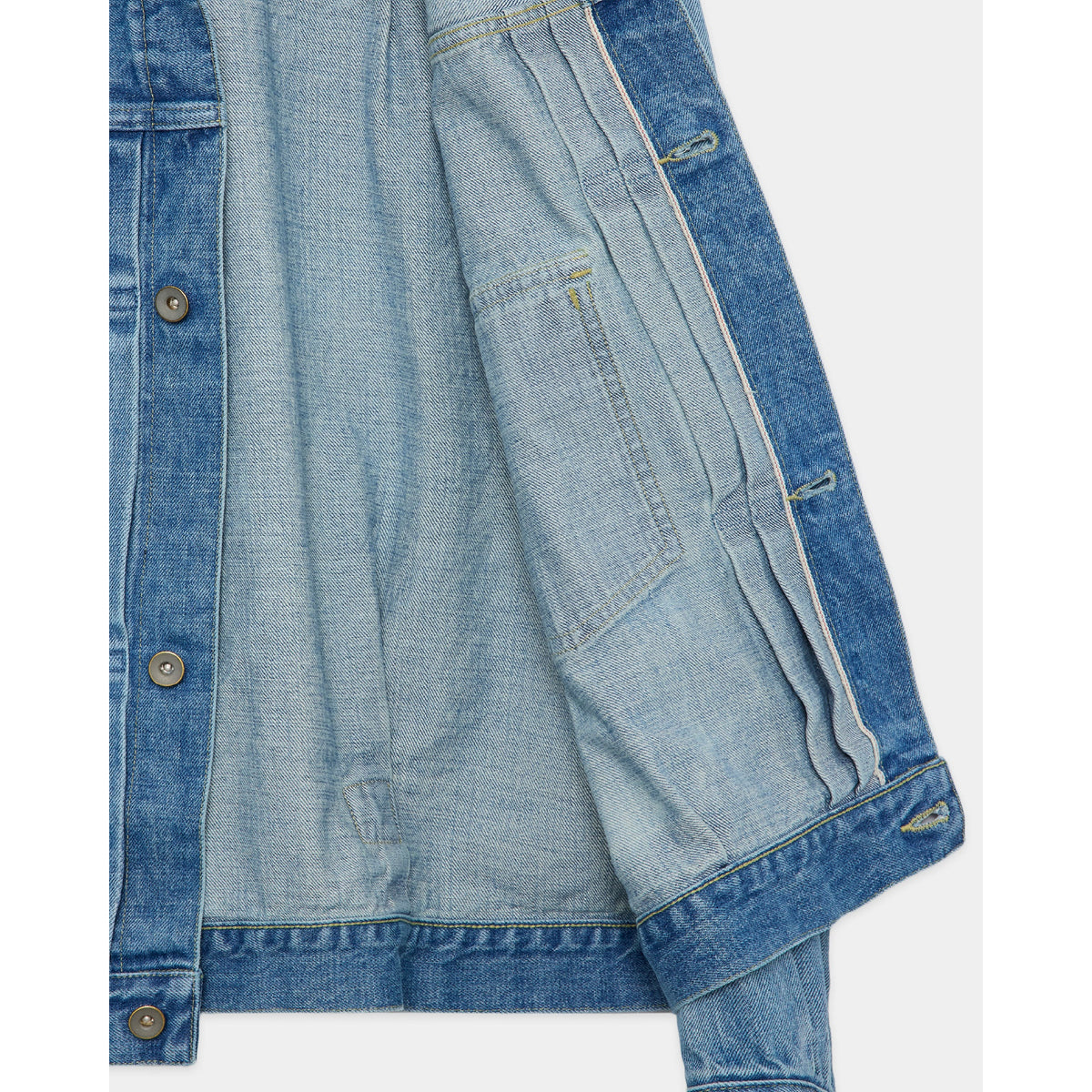 Organic Cotton 13.5oz Selvedge Denim / Type-1 Denim Jacket