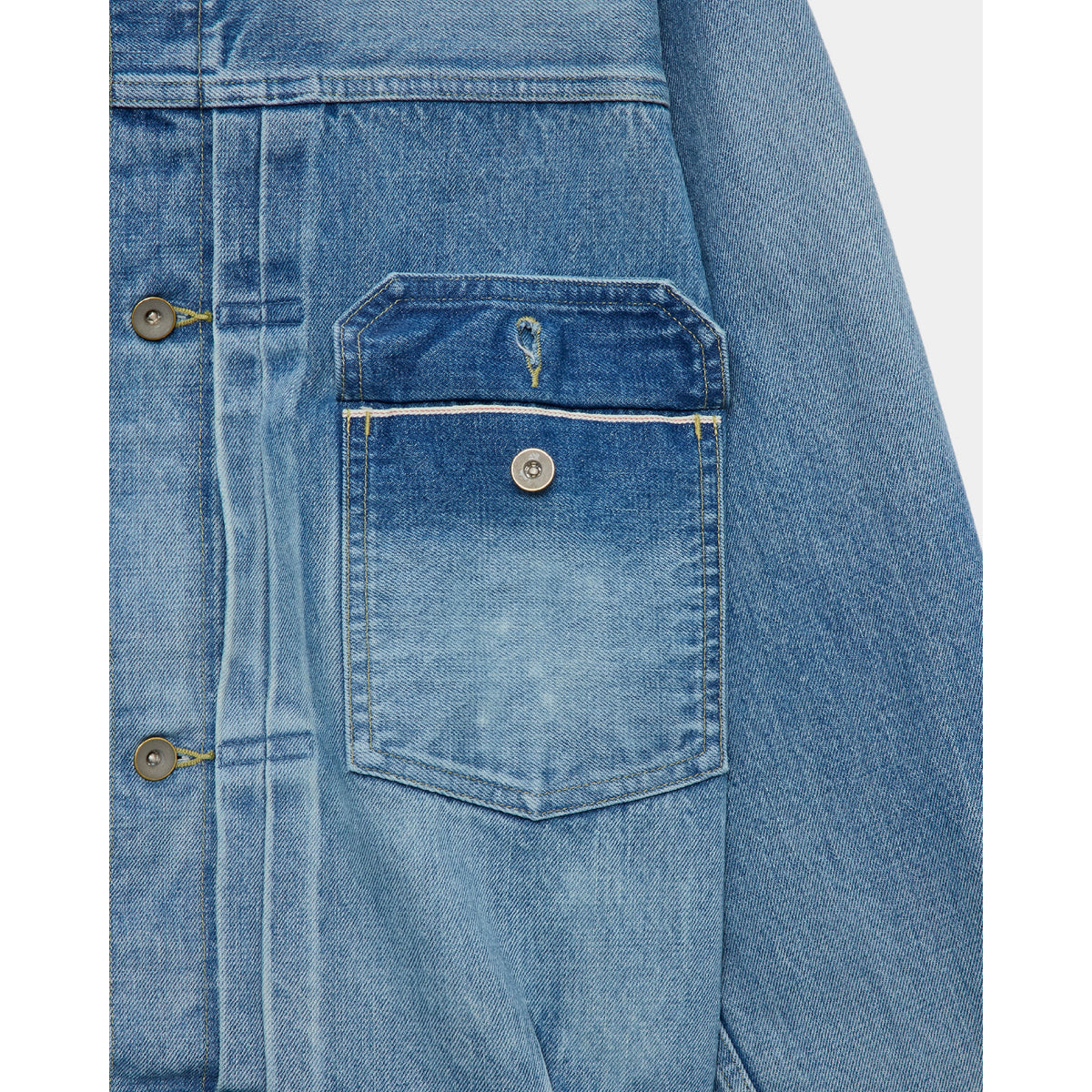 Organic Cotton 13.5oz Selvedge Denim / Type-1 Denim Jacket