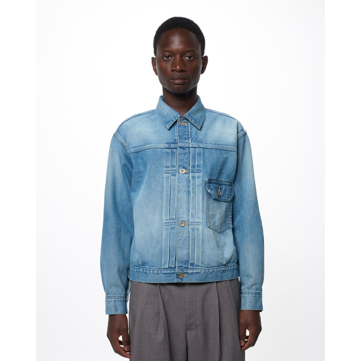 Organic Cotton 13.5oz Selvedge Denim / Type-1 Denim Jacket