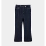Organic Cotton 13.5oz Selvedge Denim / Slight Flare Jeans INDIGO O.W