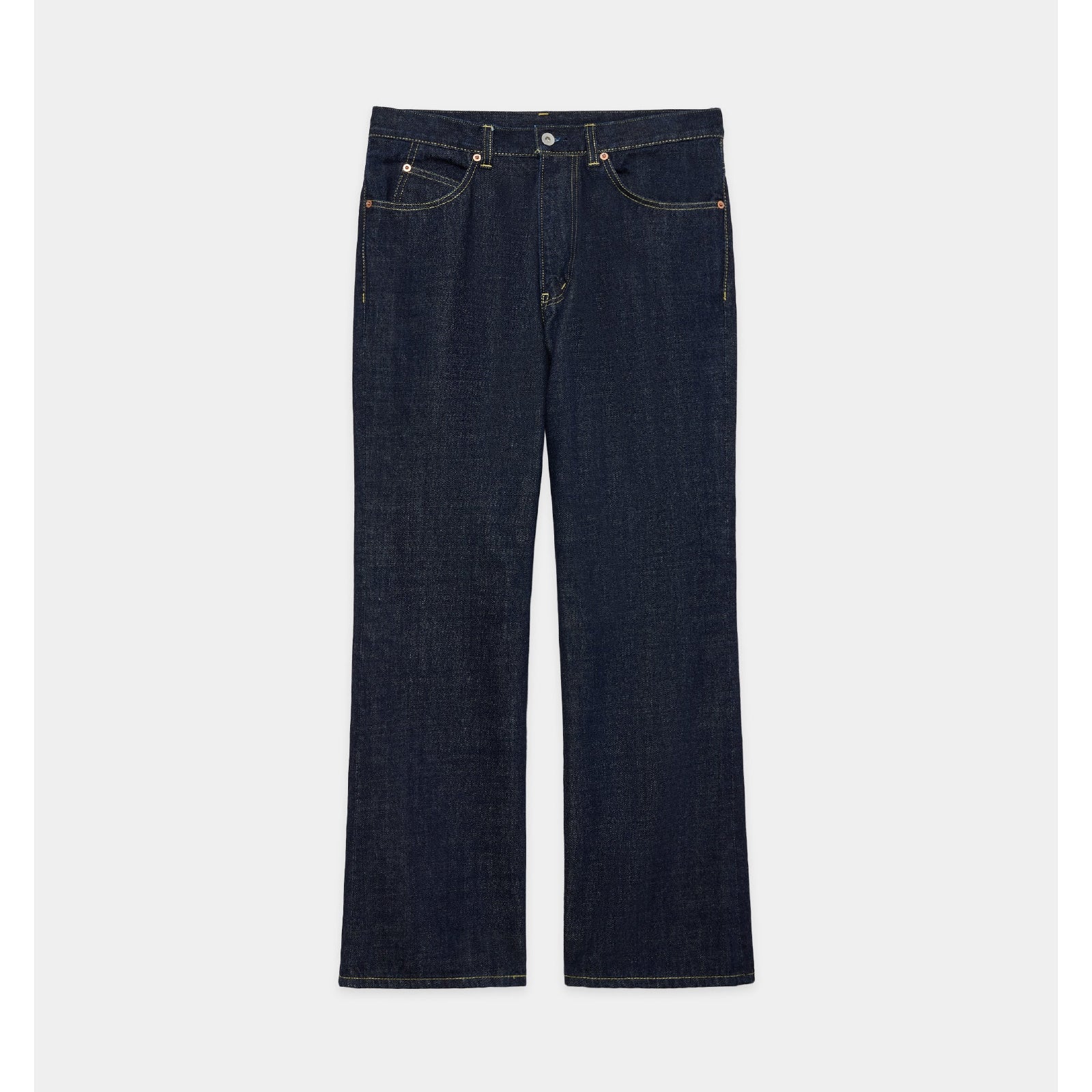 Organic Cotton 13.5oz Selvedge Denim / Slight Flare Jeans