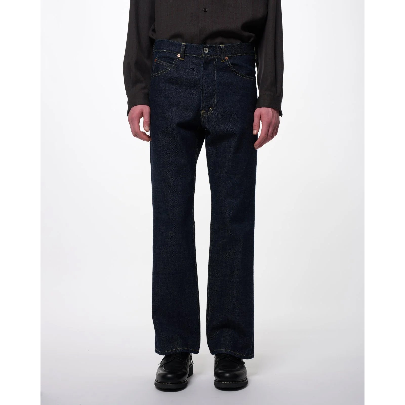Organic Cotton 13.5oz Selvedge Denim / Slight Flare Jeans