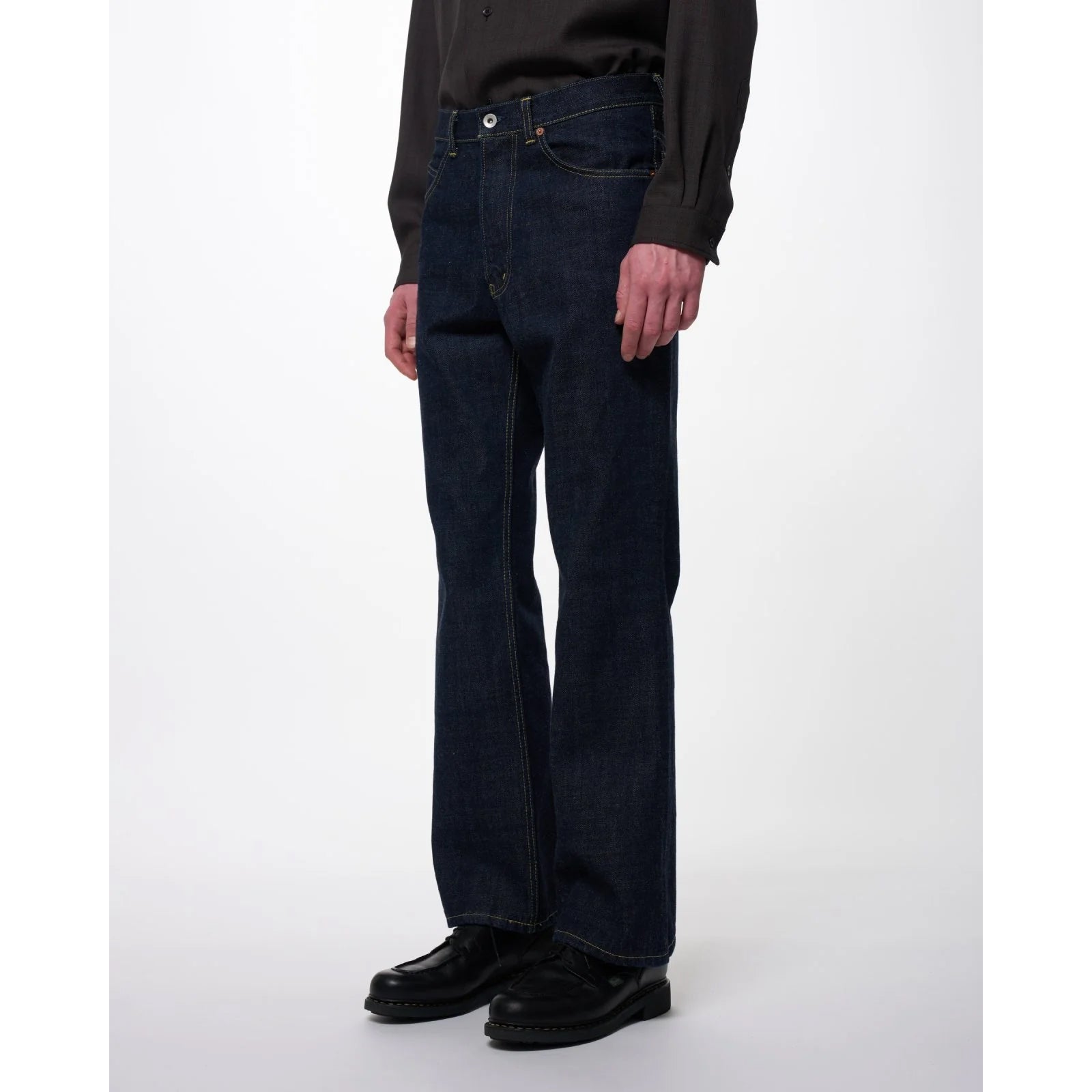 Organic Cotton 13.5oz Selvedge Denim / Slight Flare Jeans