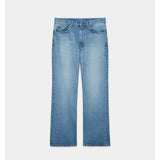 Organic Cotton 13.5oz Selvedge Denim / Slight Flare Jeans INDIGO V.W
