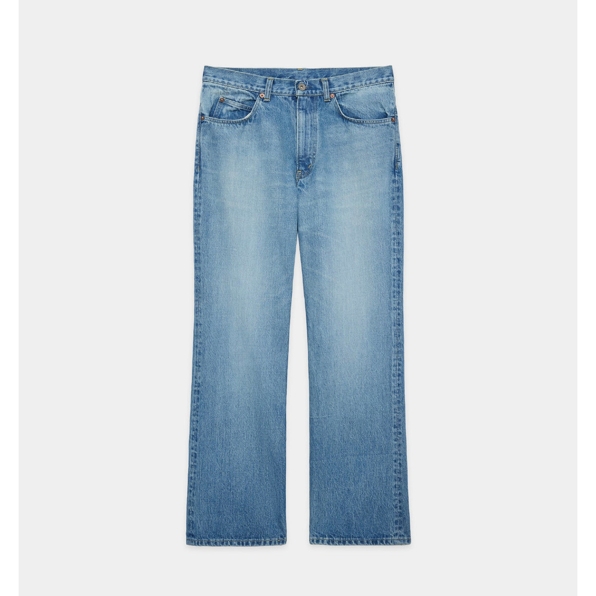 Organic Cotton 13.5oz Selvedge Denim / Slight Flare Jeans