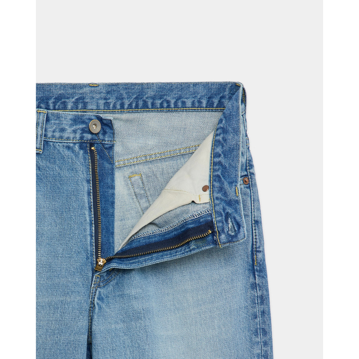 Organic Cotton 13.5oz Selvedge Denim / Slight Flare Jeans