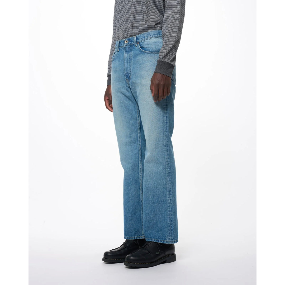 Organic Cotton 13.5oz Selvedge Denim / Slight Flare Jeans