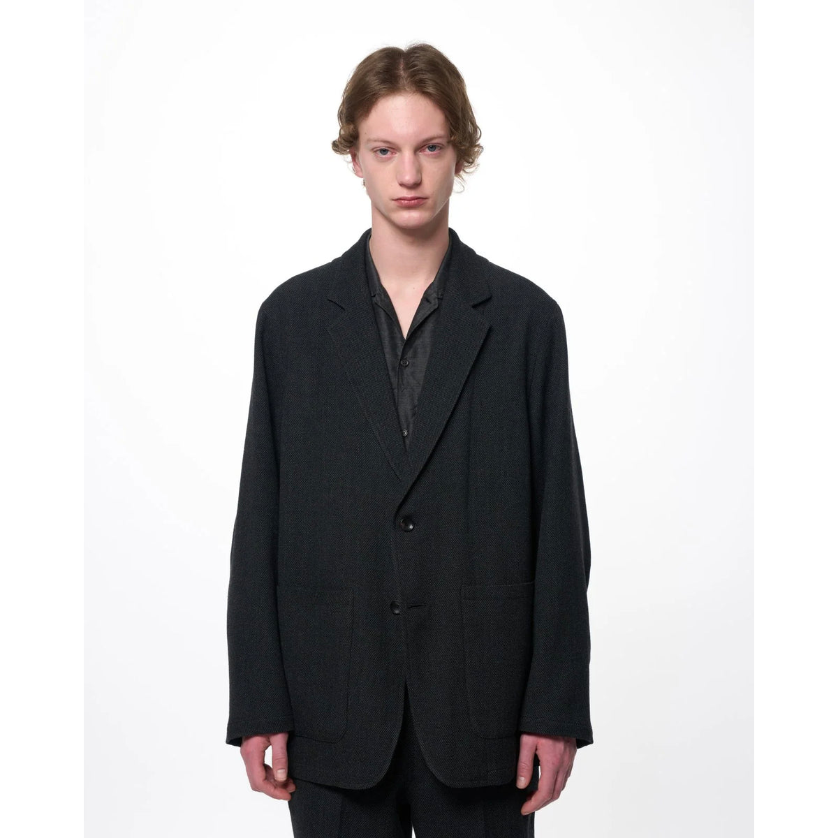 Tumbled Wool Serge / Stroll Around Jacket