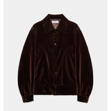 Organic Cotton Velvet / Cowboy Jacket BROWN