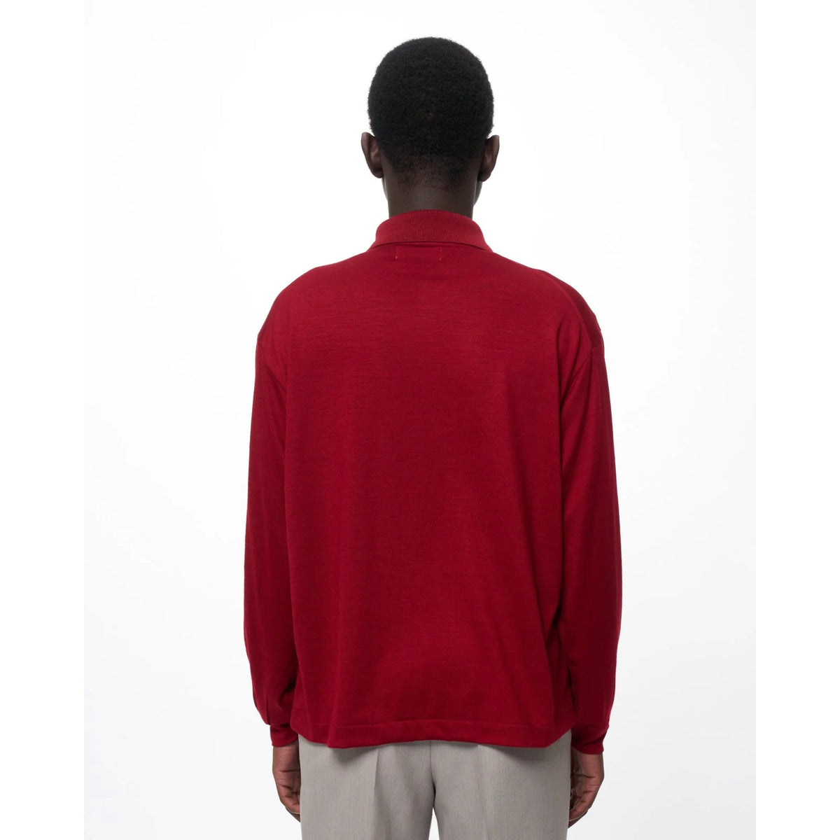 Super 100s Washable Wool Jersey / Shirt Cardigan