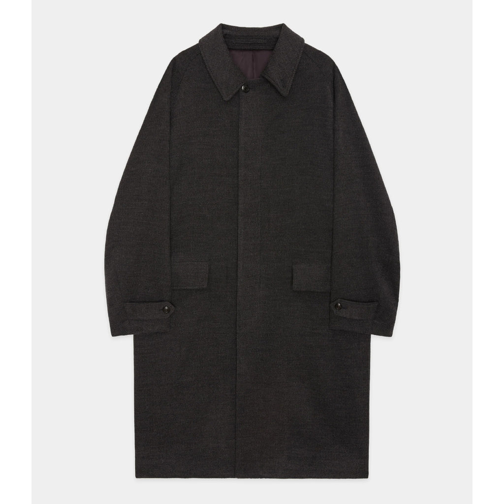 Super 120s Wool Corduroy / Raglan Sleeves Coat