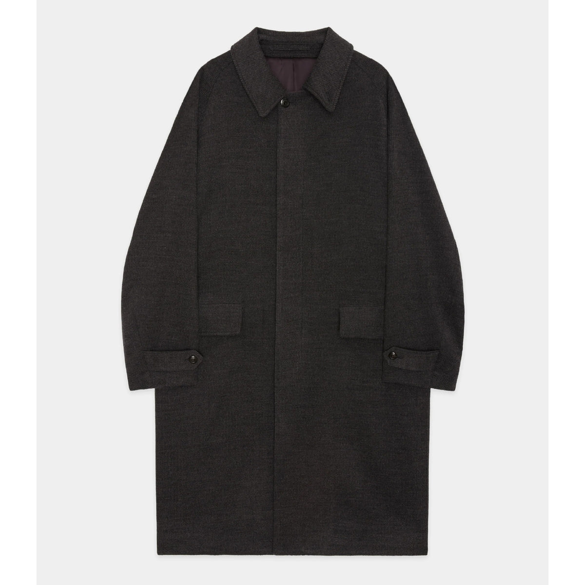 Super 120s Wool Corduroy / Raglan Sleeves Coat