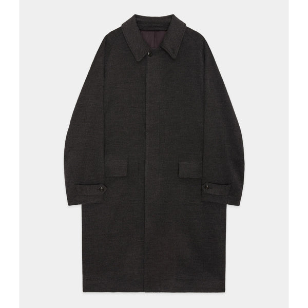 Super 120s Wool Corduroy / Raglan Sleeves Coat