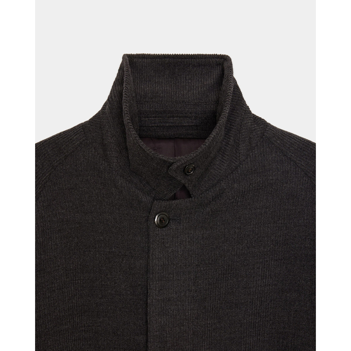 Super 120s Wool Corduroy / Raglan Sleeves Coat