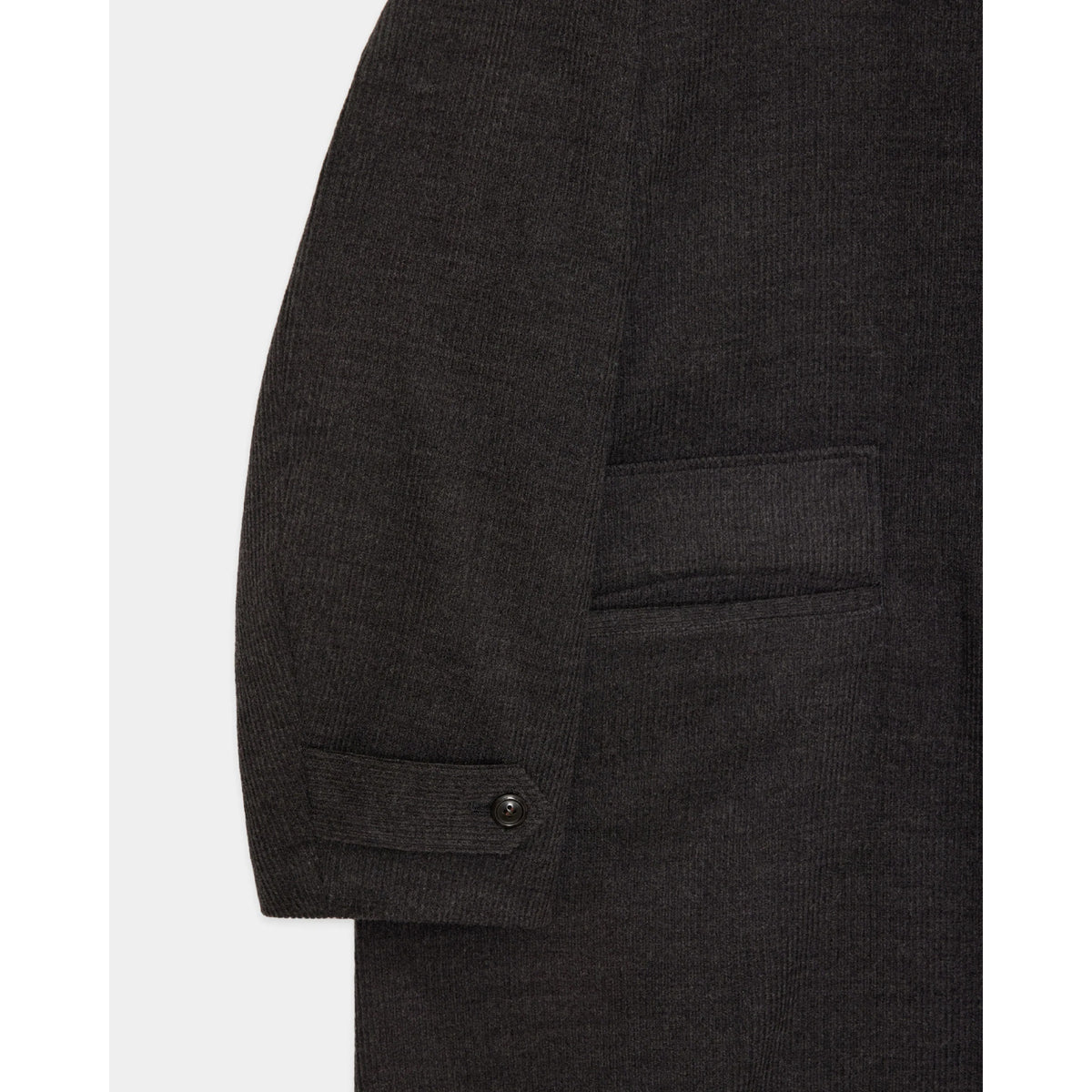 Super 120s Wool Corduroy / Raglan Sleeves Coat