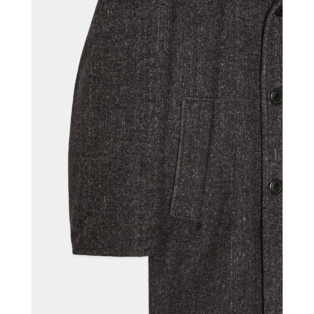 Heavy Silk Flannel / Shawl Collar Coat