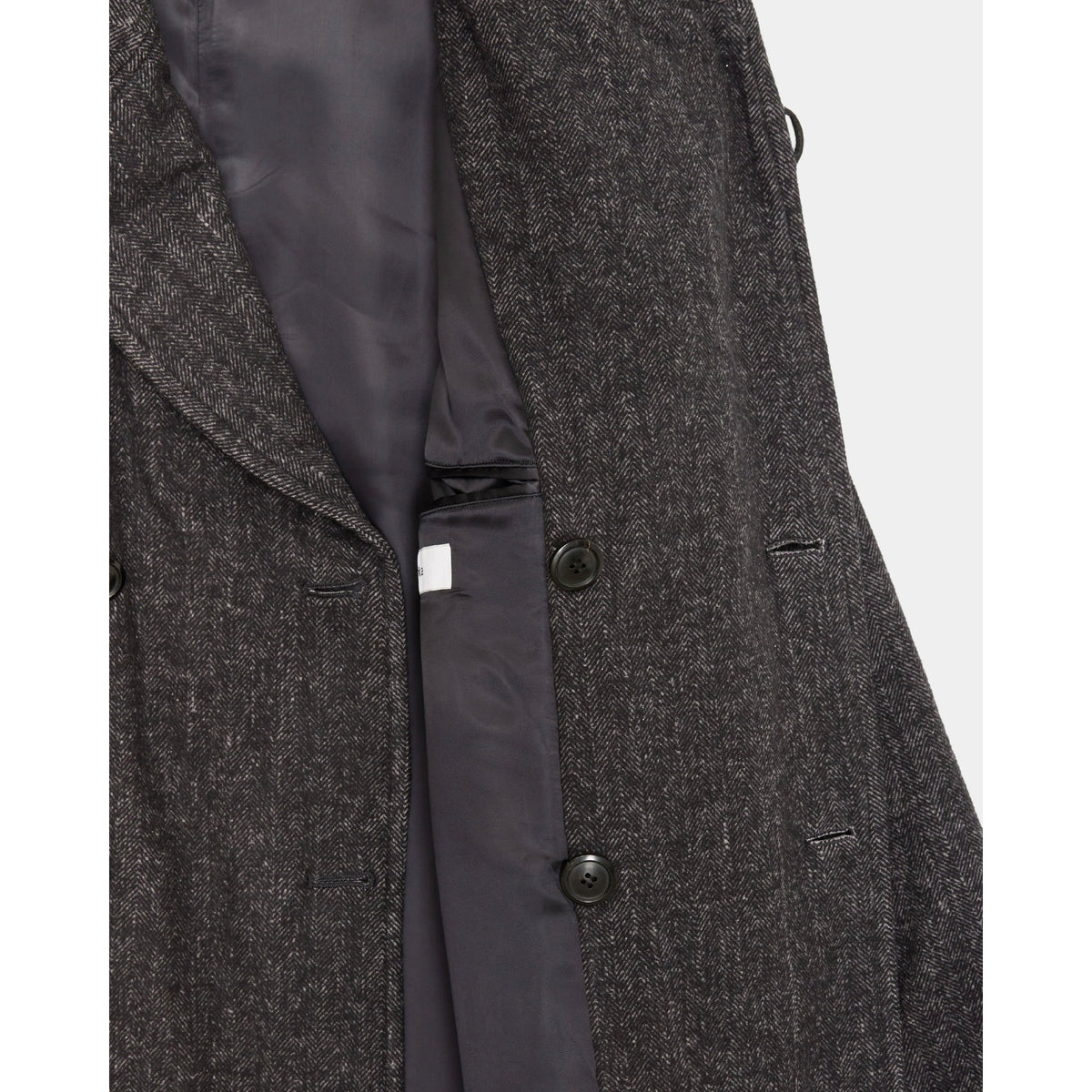 Heavy Silk Flannel / Shawl Collar Coat